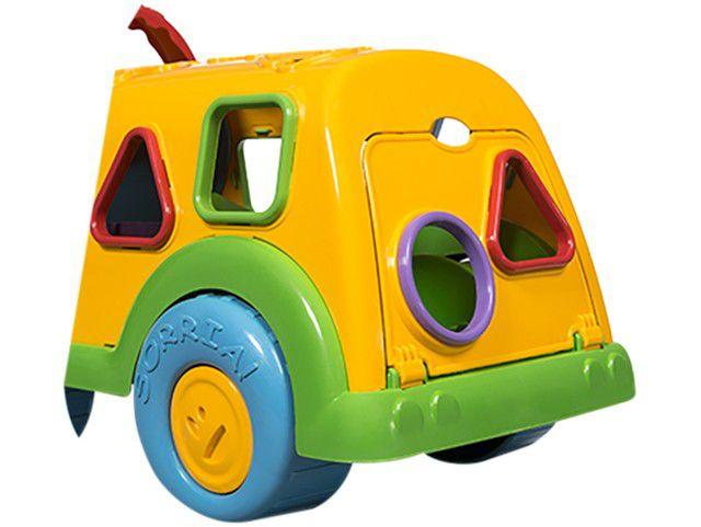 Caminhão de Brinquedo Baby Land Dino Escolar - Cardoso Toys com Acessórios