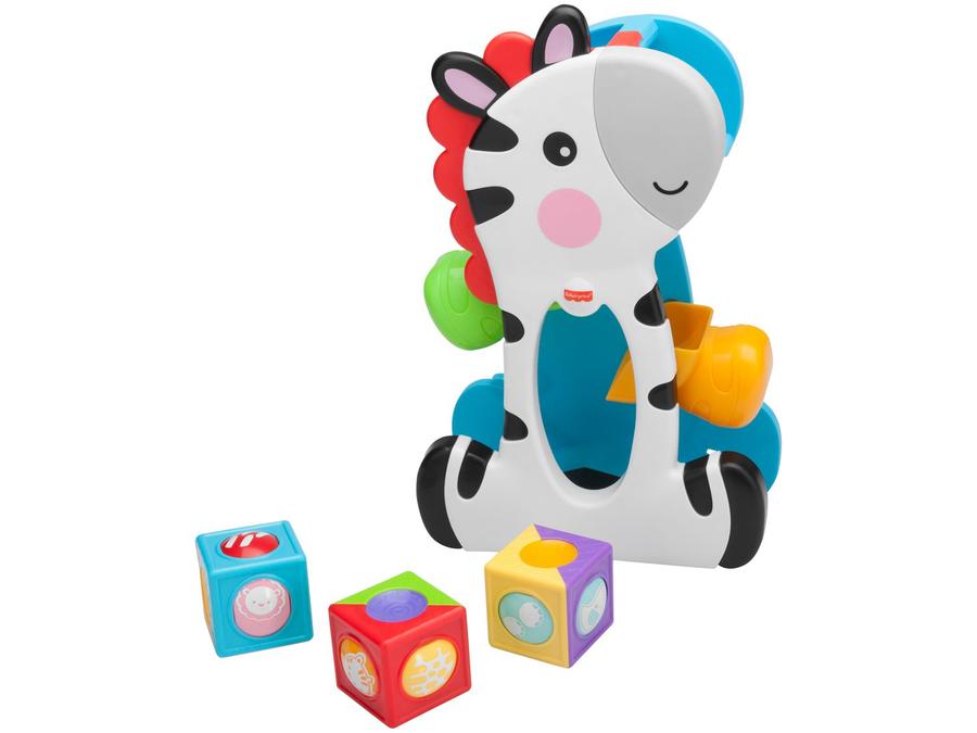 Brinquedo de Encaixar Zebra Blocos Surpresa - Fisher-Price CGN63