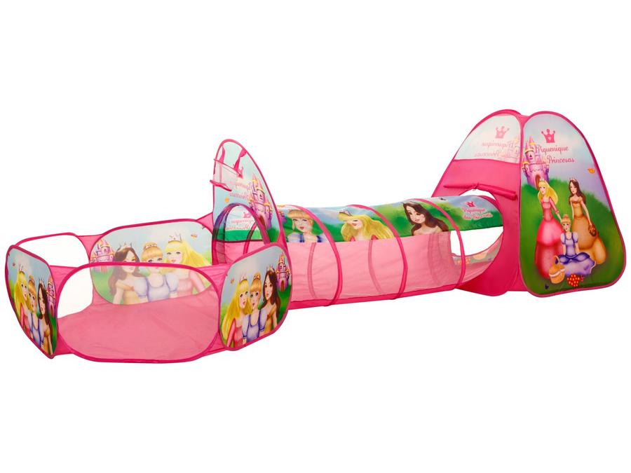 Barraca Infantil 3 em 1 Princesas Dm Toys -