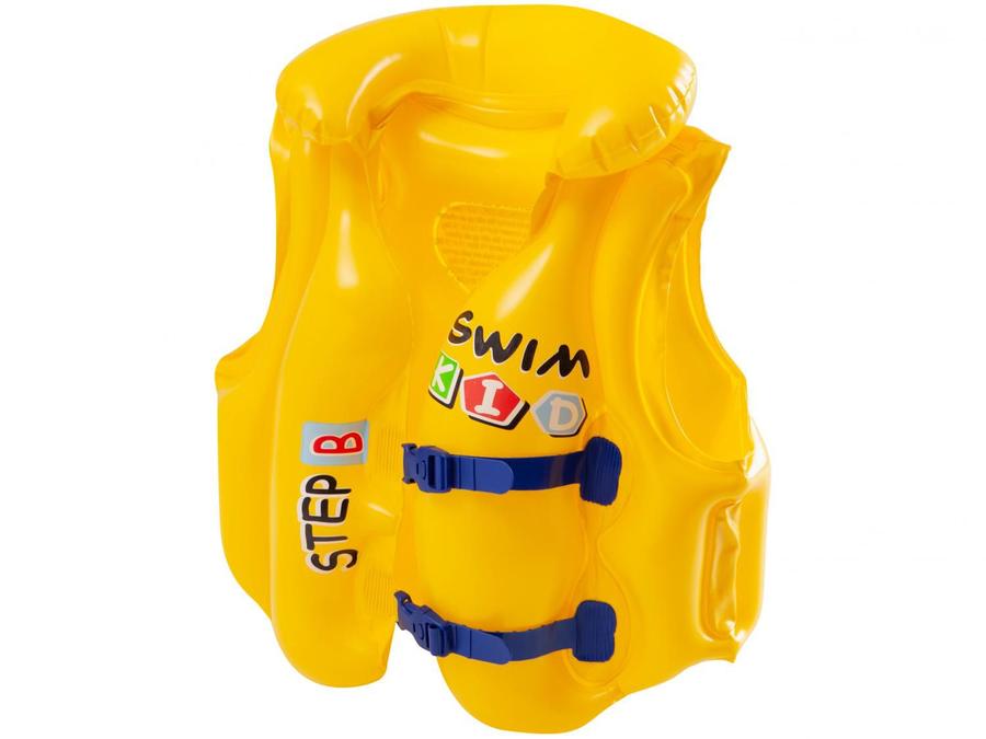 Colete Inflável Infantil Jilong Swim Kid Amarelo -