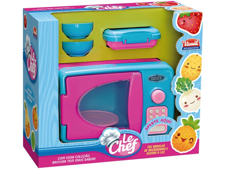 Kit Le Chef Micro-ondas - Usual Brinquedos