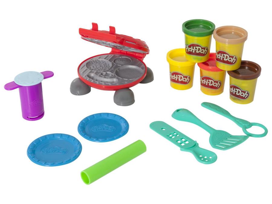 Massinha Play-Doh Festa do Hambúrguer - Hasbro com Acessórios