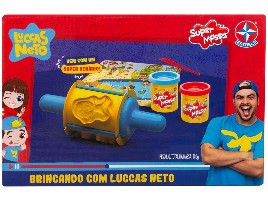 Slime Super Massa Brincando com Luccas Neto - Estrela