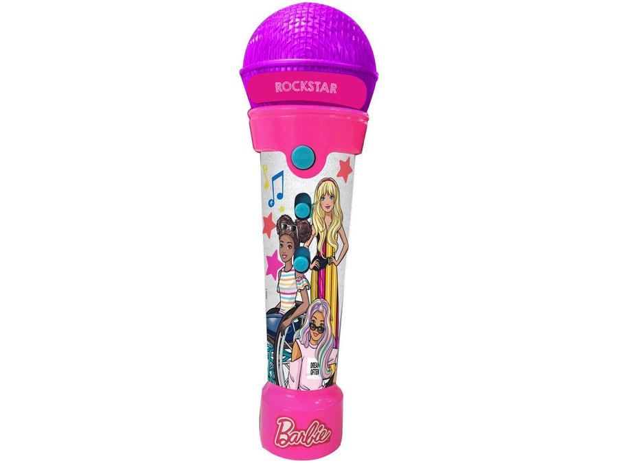 Microfone Infantil Barbie Rockstar - Fun