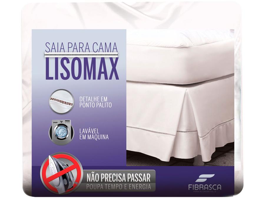 Saia para Cama Box Casal Lisomax Fibrasca -