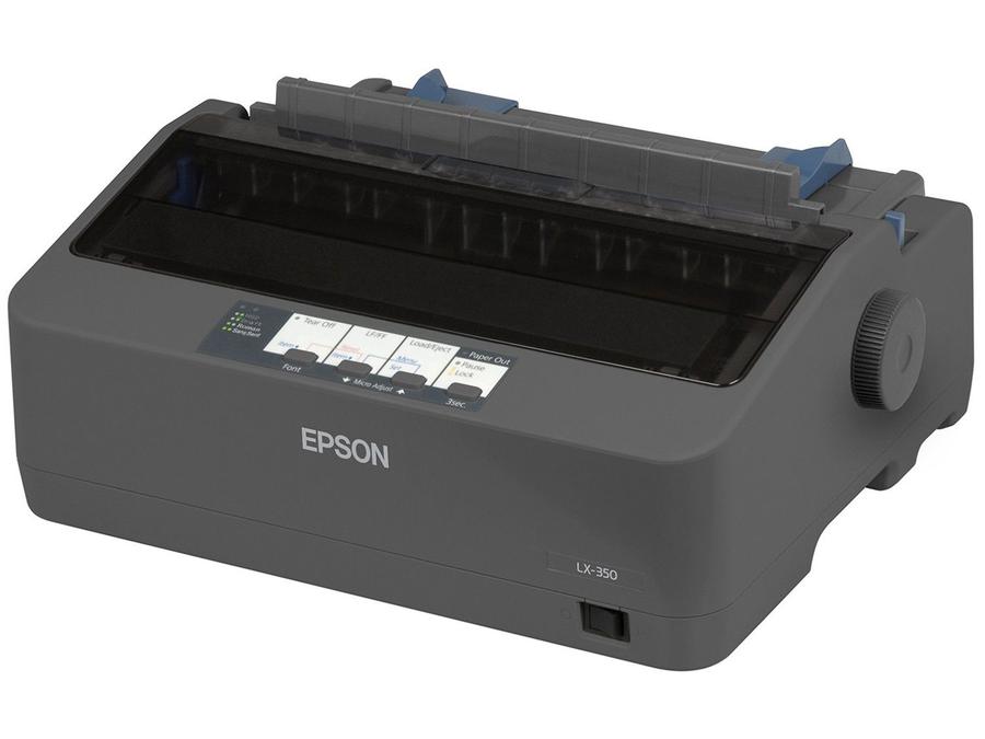 Impressora Epson LX-350 Matricial Preto e Branco - USB