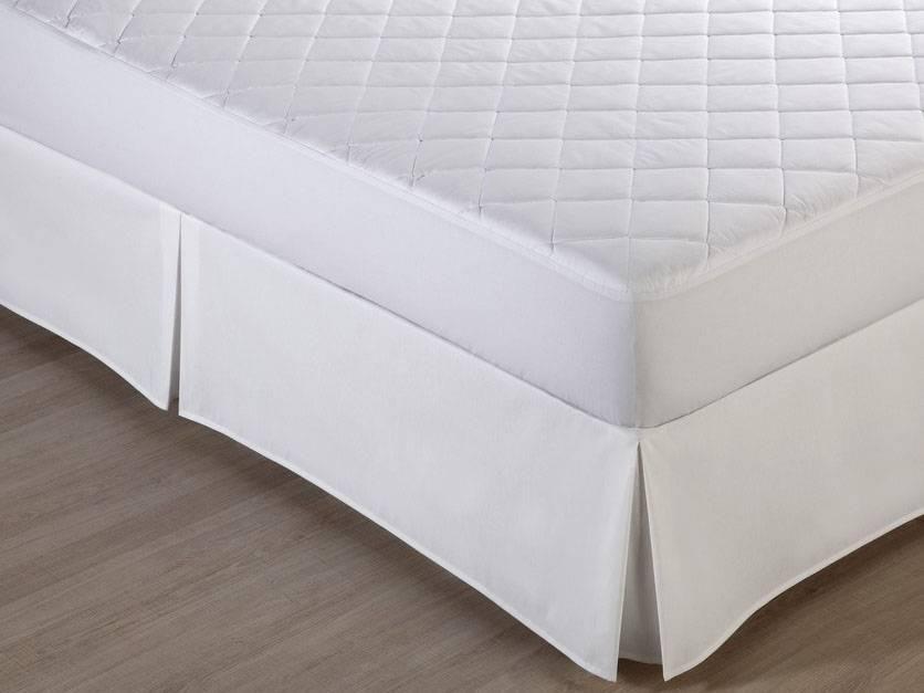 Saia para Cama Solteiro Prata - 90x190cm - Santista