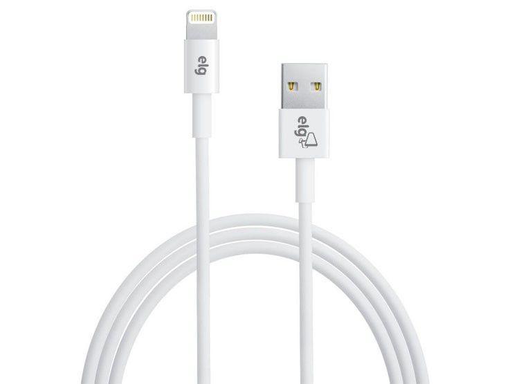 Cabo Lightning iPod iPhone iPad 1,8m - ELG