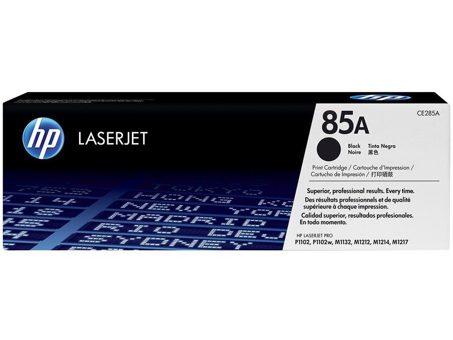 Toner HP Preto 85A LaserJet - Original para HP P1102W HP P1102