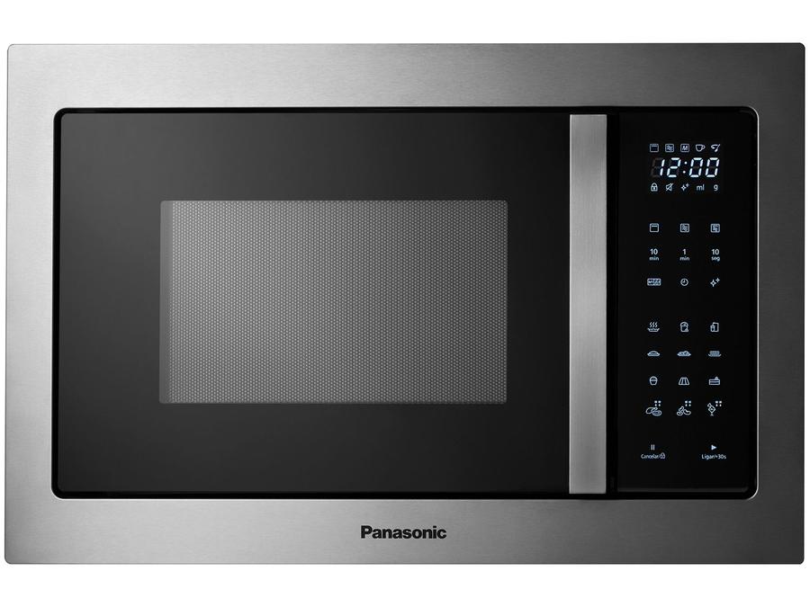 Micro-ondas Inox Panasonic 30L com Grill - NN-GB68HSRUK Painel Easy Touch