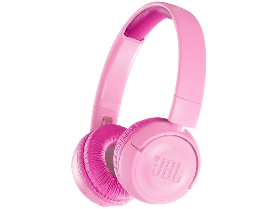 Headphone/Fone de Ouvido Bluetooth JBL - com Microfone Infantil Pink JR300BT