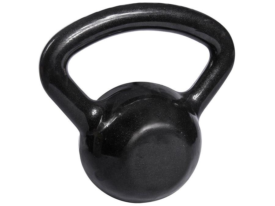 Kettlebell 10kg Emborrachado Preto Acte Sports - S14