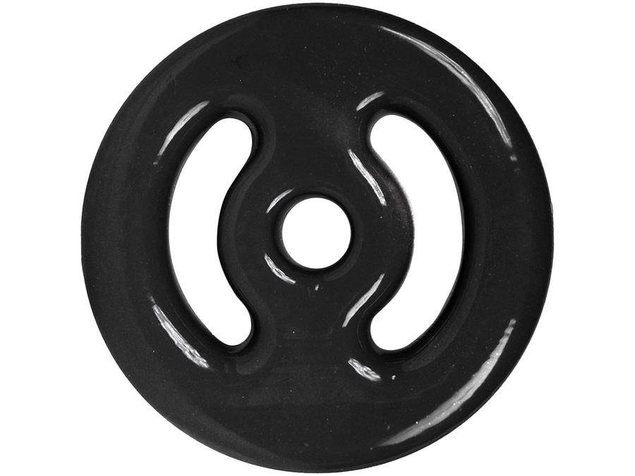 Anilha 2kg Emborrachada Preta Acte Sports - S24