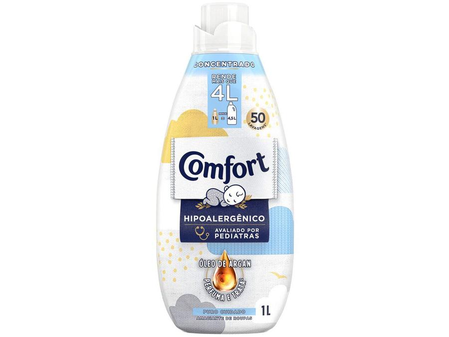 Amaciante de Roupa Comfort Puro Cuidado - Concentrado 1L
