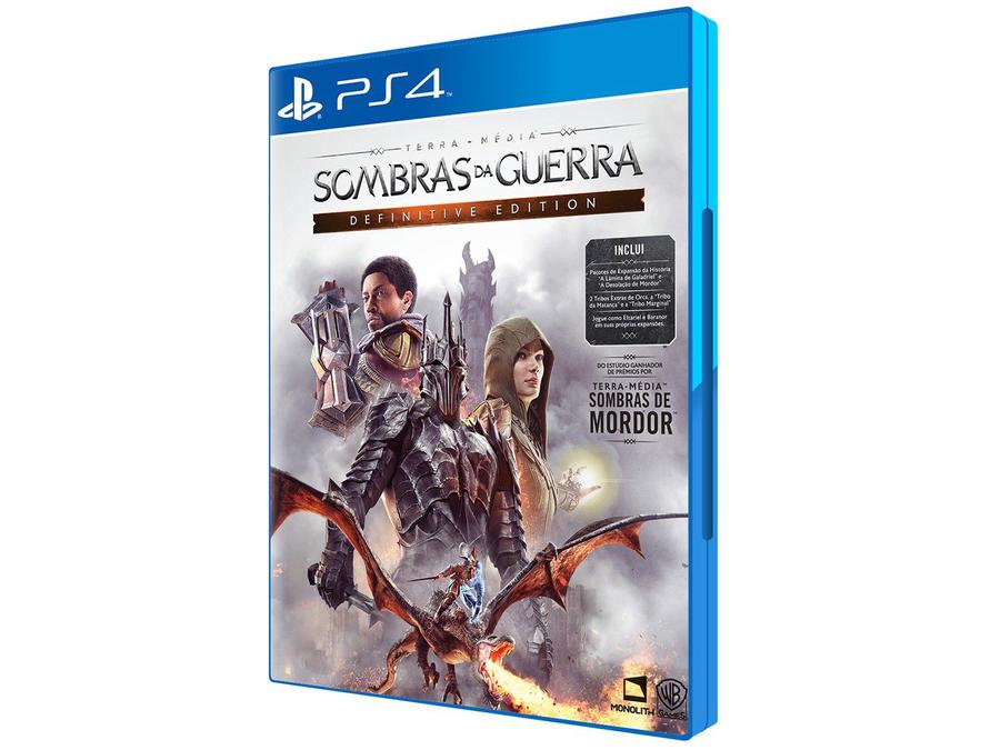 Terra Média: Sombras da Guerra Definitive Edition - para PS4 Sony