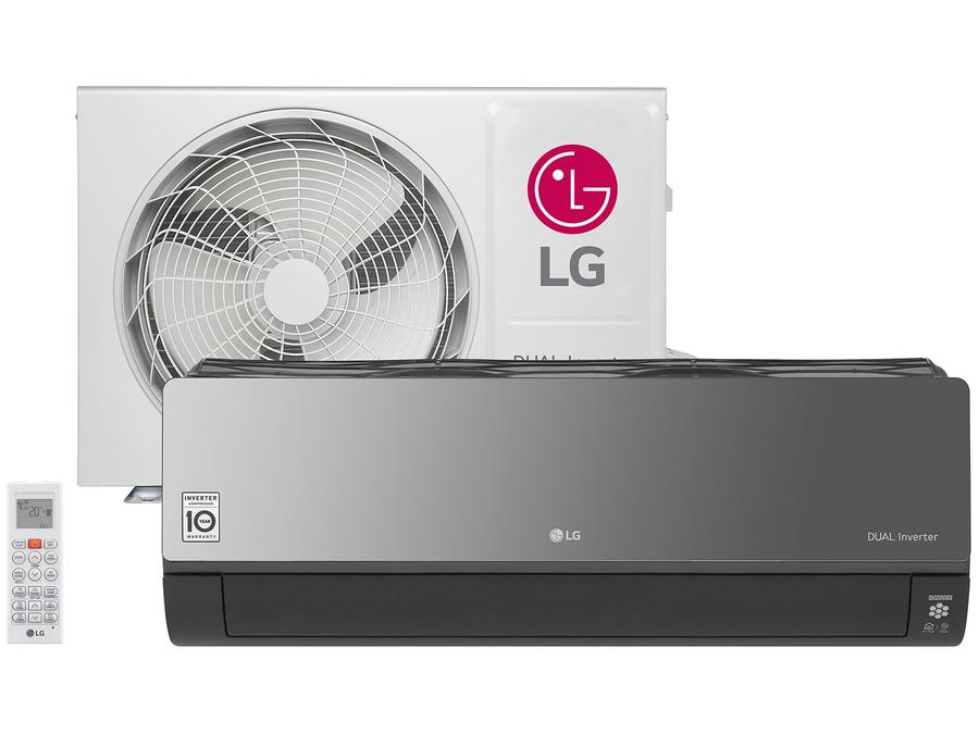 Ar-condicionado Split LG Inverter 12.000 BTUs - Quente/Frio Dual Inverter Artcool S4W12JARPA