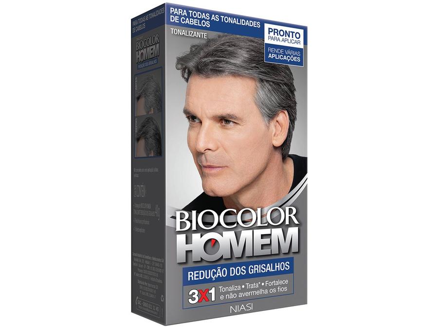 Tinta de Cabelo Biocolor Homem - Redução dos Grisalhos 100ml