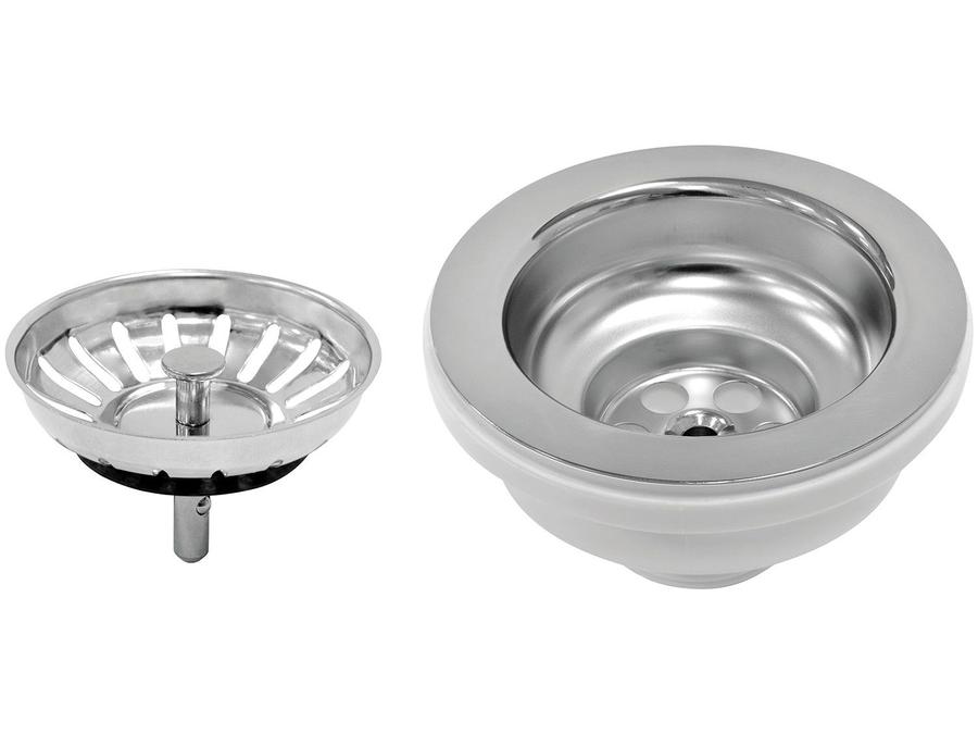 Tampa para Válvula de Pia Inox Tramontina 4 1/2" - Luxo