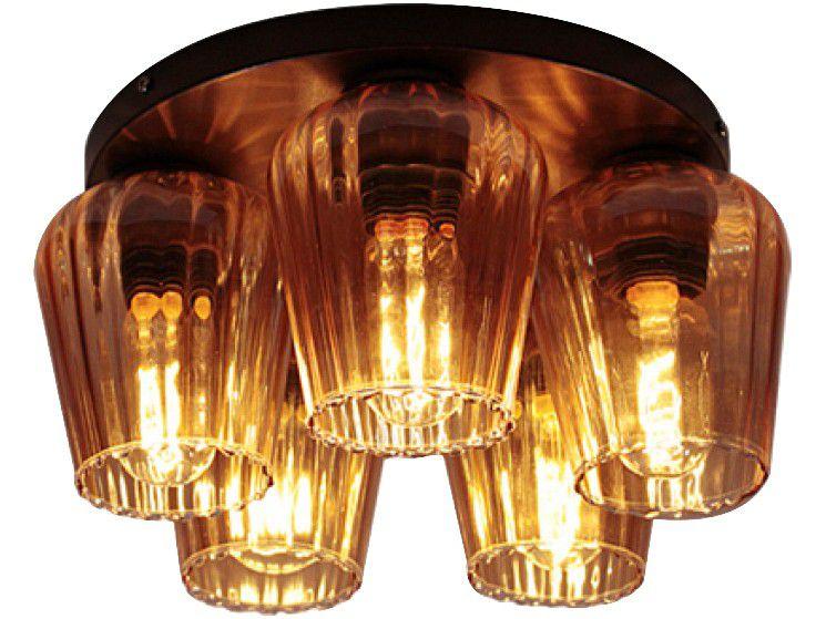 Arandela de Vidro 5 Lâmpadas 200W Taschibra - Tulip PLT-550