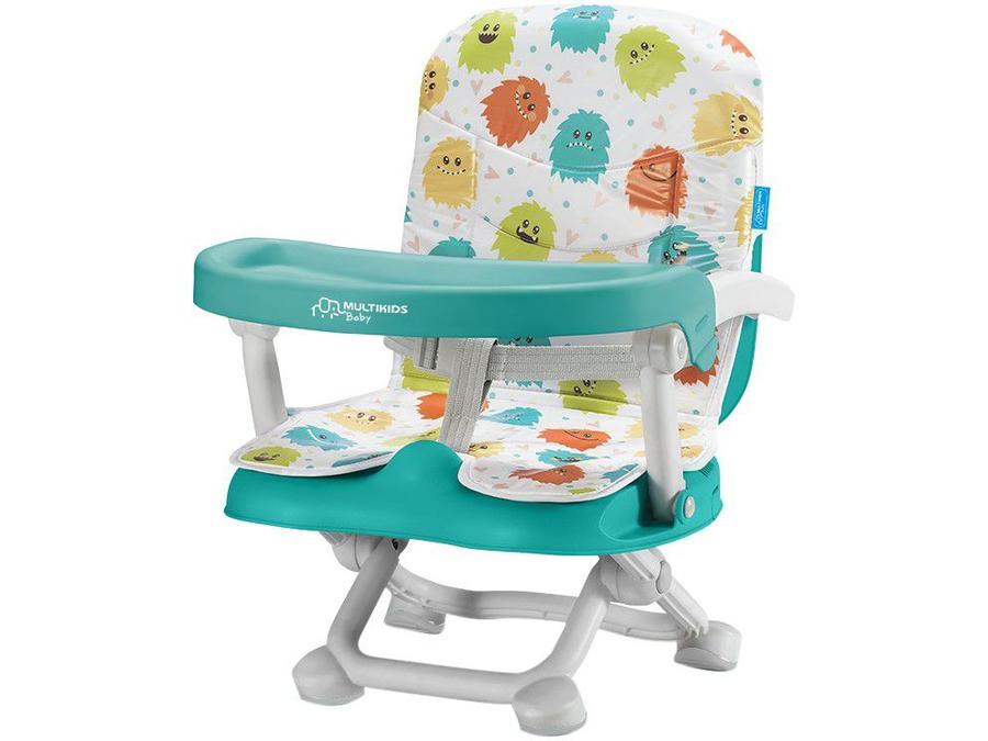 Cadeira de Alimentação Portátil Multikids Baby - Pop Neat Monstrinhos 3 Posições de Altura