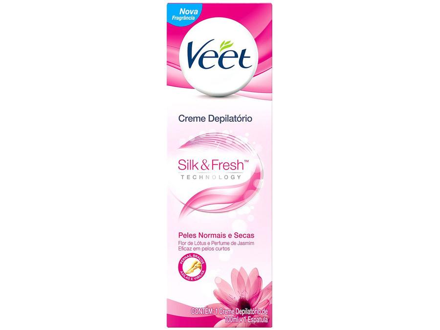 Creme Depilatório Veet Peles Normais e Secas - Flor de Lótus e Perfume de Jasmim Corporal