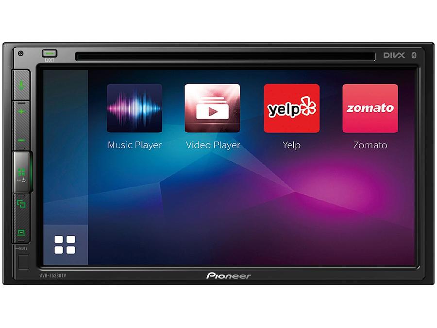 Multimídia Receiver Pioneer AVH-Z5280TV LCD 6,8" - 2Din Touch Resistiva Apple CarPlay e Android Auto