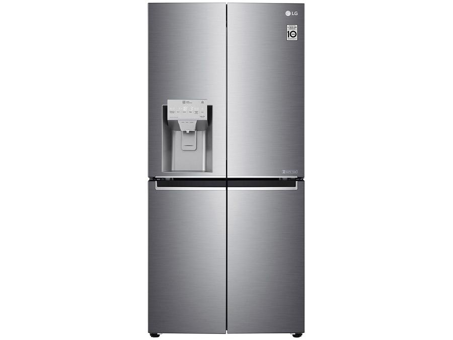 Geladeira/Refrigerador Smart LG French Door - Inverter 428L Nature Fresh e LG ThinQ GC-L228FTLK
