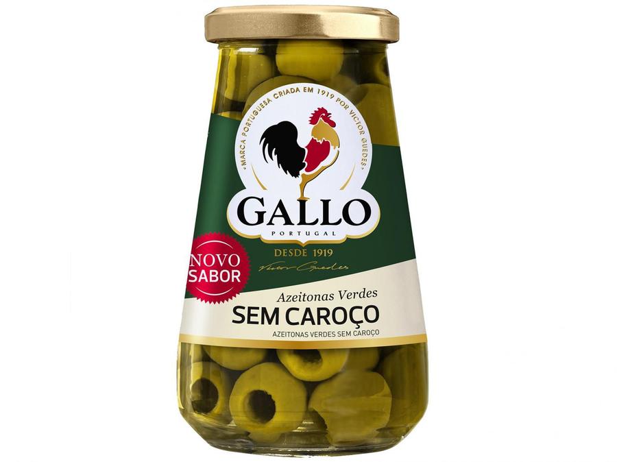 Azeitona Verde sem Caroço Gallo 150g -