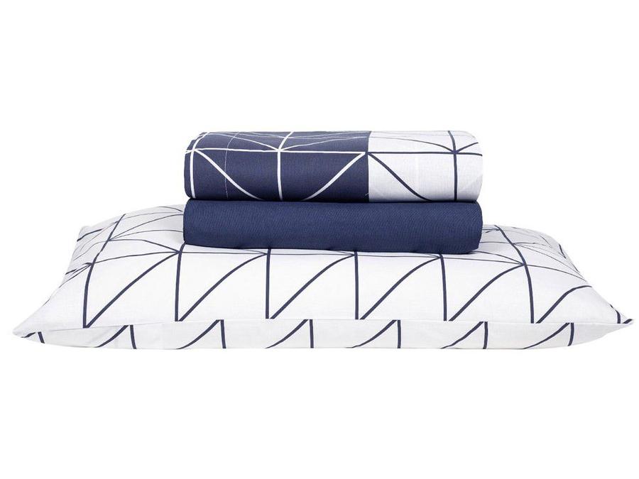 Jogo de Cama Queen Santista 100% Algodão - Home Design Lars 4 Peças