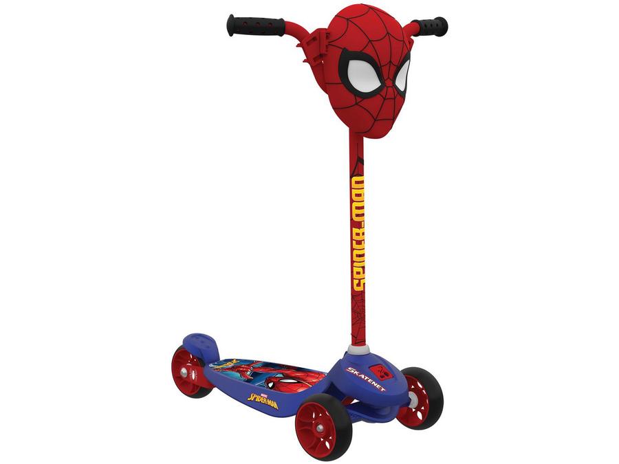 Patinete 3 Rodas Homem-Aranha Kid Skatenet - Bandeirante