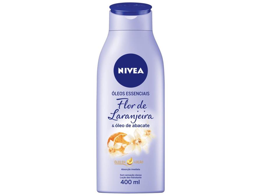 Loção Hidratante Corporal Nivea Óleos Essenciais - Flor de Laranjeira & Óleo de Abacate 400ml