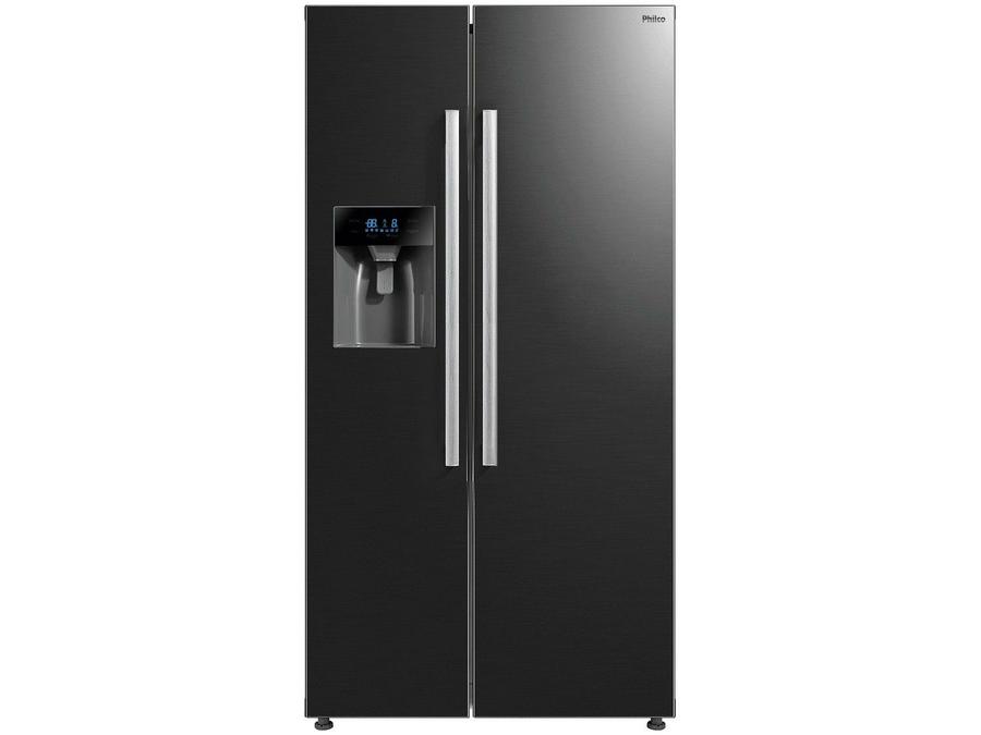 Geladeira/Refrigerador Philco Frost Free - Side by Side Preto 520L PRF520DIP