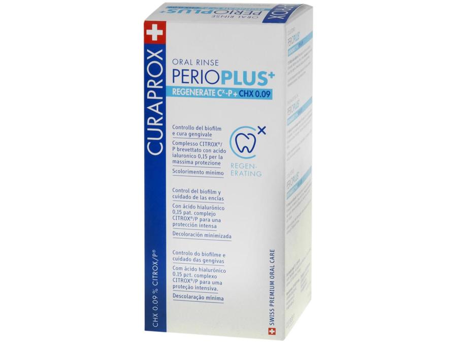Enxaguante Bucal Curaprox sem Álcool Perio Plus+ - Regenerate 200ml