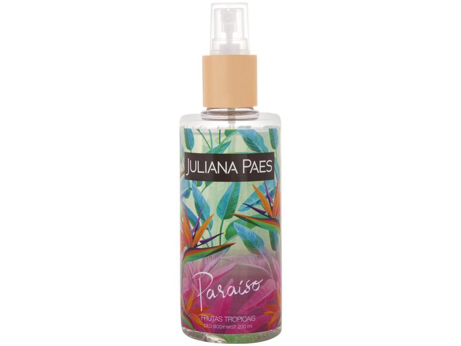 Body Splash Juliana Paes Paraíso Frutas Tropicais - Floral Fresco Frutado 200ml