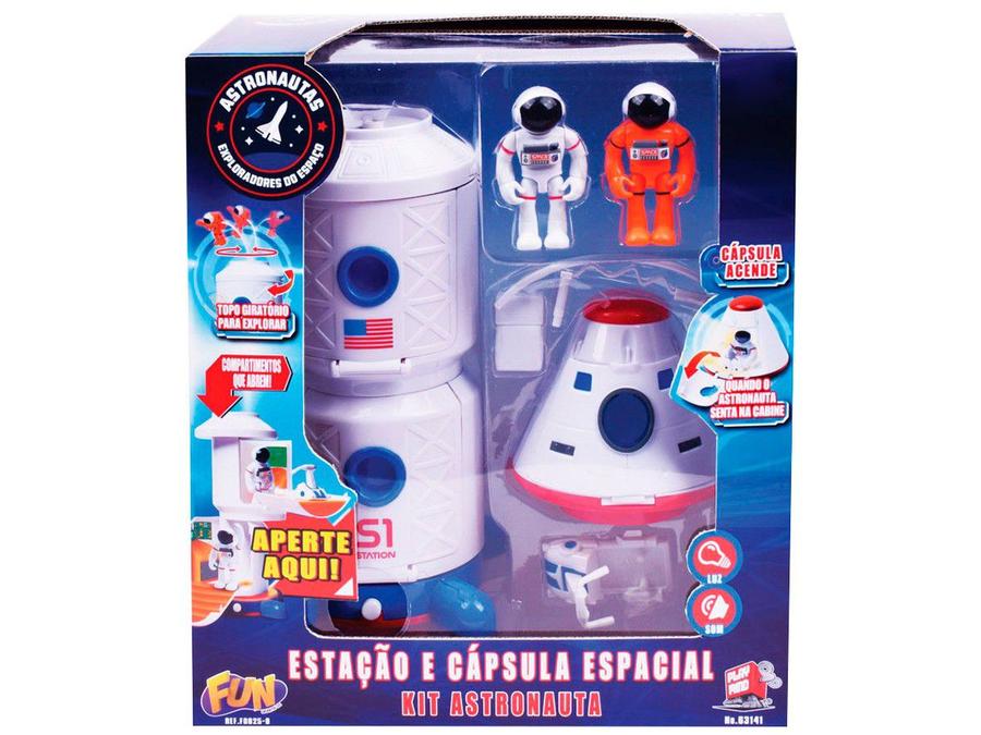 Kit Astronauta Estação e Cápsula Fun -