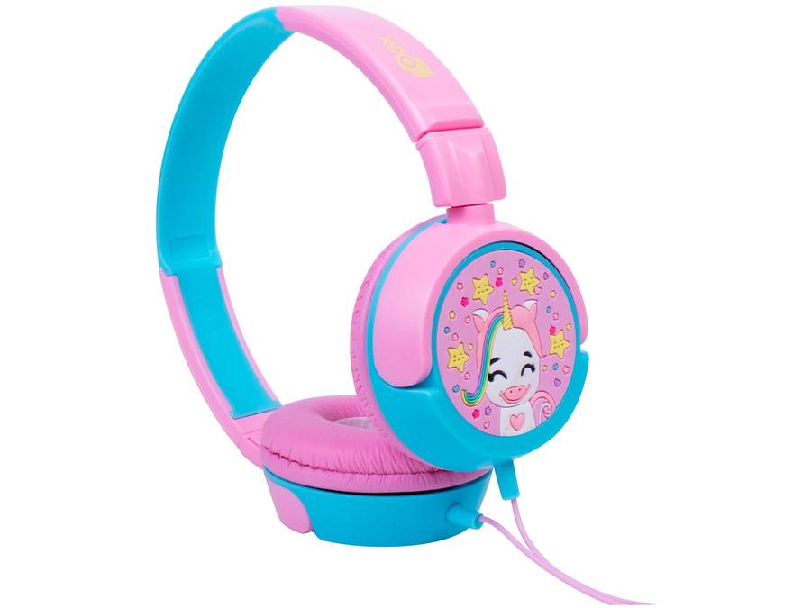 Headphone Infantil OEX Kids - HP304 Unicórnio Rosa