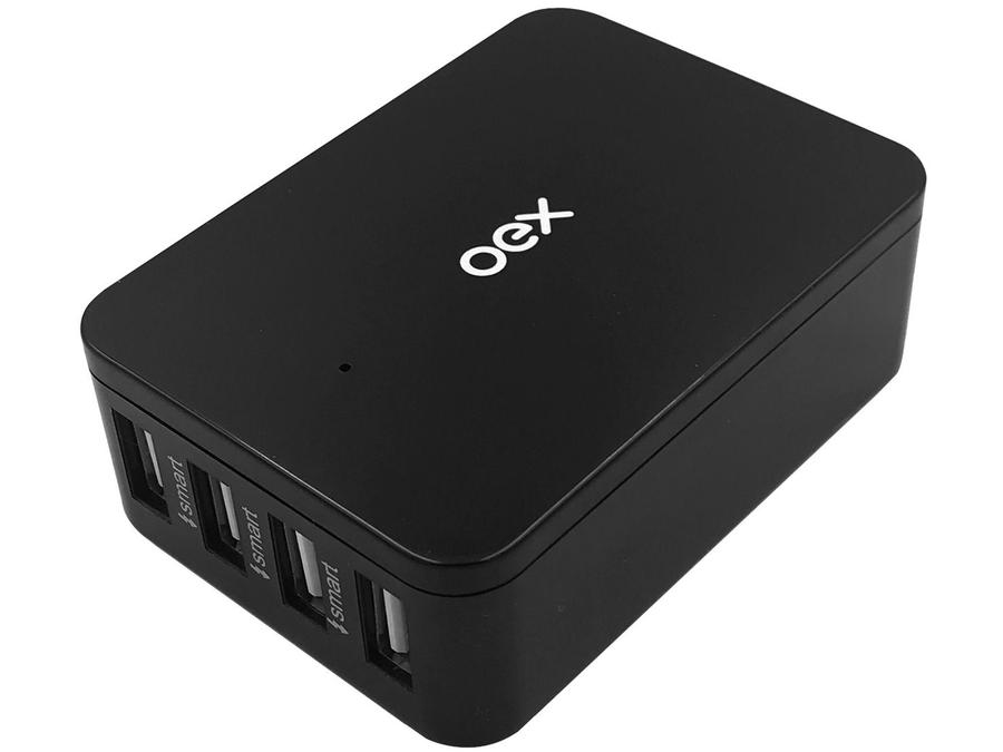 Carregador de Parede Carga Rápida - Universal 4 Entradas USB OEX CG400