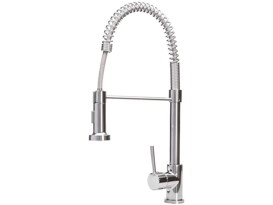Torneira para Cozinha Gourmet de Mesa com Mola - Monocomando Cromado Nell AM-01