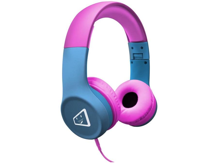 Headphone Infantil ELG Safe Kids Melody - Rosa e Azul