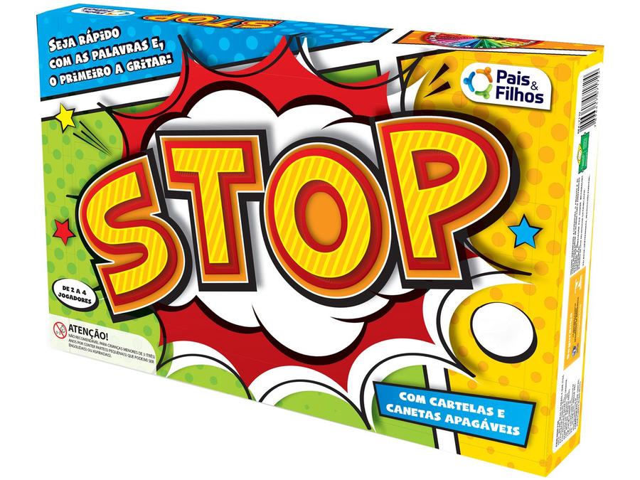 Jogo Stop Tabuleiro - Pais & Filhos
