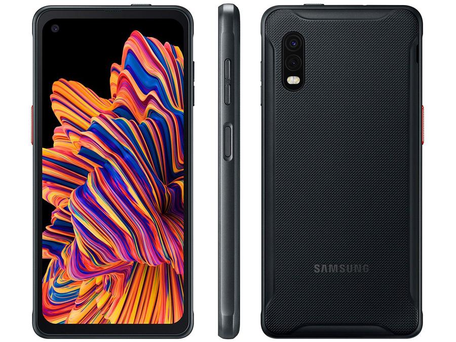 Smartphone Samsung Galaxy XCover Pro 64GB Preto 4G - Octa-Core 4GB RAM 6,3" Câm. Dupla + Selfie 13MP