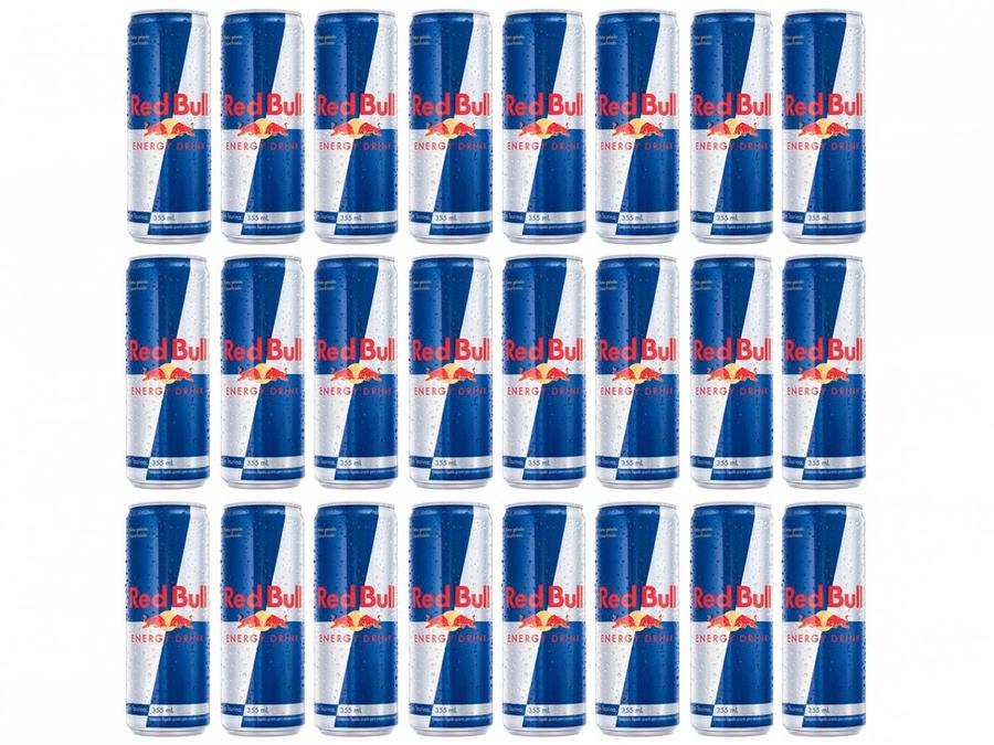 Bebida Energética Red Bull Energy Drink 355ml - 24 Unidades