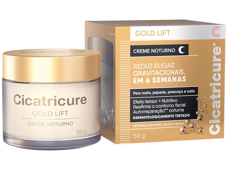 Creme Antissinais Facial Noturno Cicatricure - Gold Lift 50g