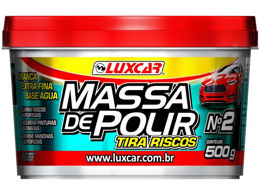 Massa de Polir Luxcar Tira Riscos 500g -