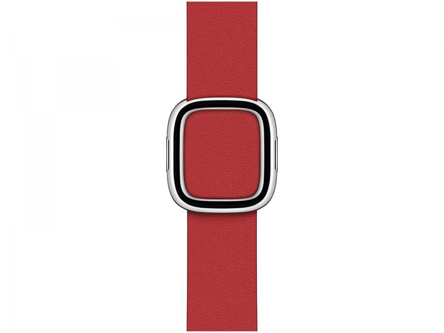 Pulseira Apple Watch Fecho Moderno Couro 40mm - Escarlate Original