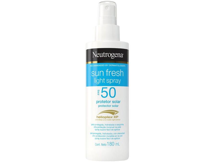 Protetor Solar Facial Neutrogena FPS 50 - Sun Fresh Light Spray 180ml