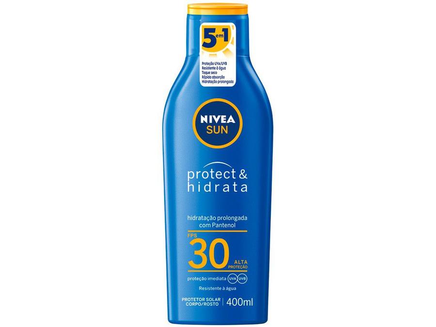 Protetor Solar Corporal Nivea FPS 30 Sun - Protect & Hidrata 400ml