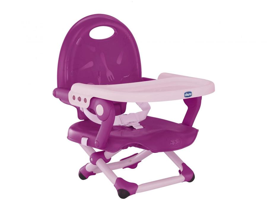 Cadeira de Alimentação Booster Portátil de Mesa - Chicco Pocket Snack 3 Posições de Altura 0 a 15kg