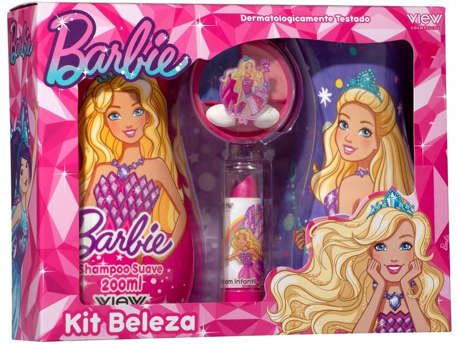 Kit Beleza Infantil Barbie View 4 Peças -
