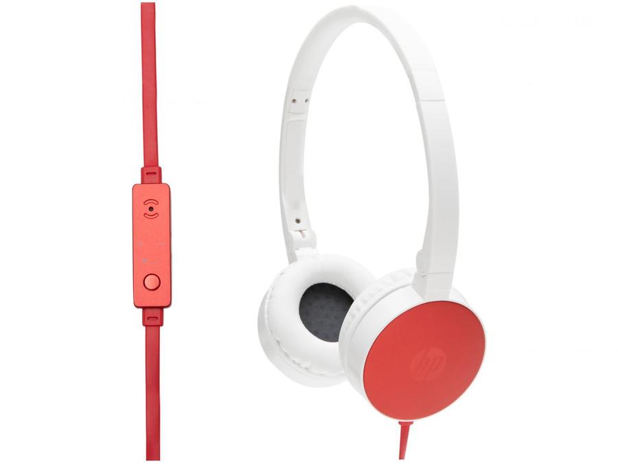 Headphone HP H2800 Cardinal com Microfone Vermelho -